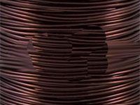 700 Metres 0.1mm 3012 Mid Brown Coloured Copper Wire