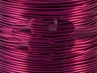 4 Metre Coil 1mm BURGUNDY Coloured Copper Wire