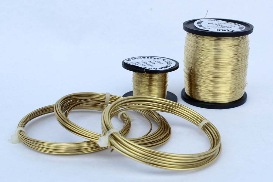 4 Metre Coil 1mm NON TARNISH Brass Wire