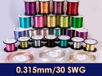 Coloured COPPER Craft Wire - 0.315mm