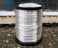 500g 0.4mm Soft BARE Silver Plated Copper Wire