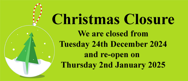 Christmas Closure 2024