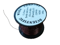 100g 0.2mm DARK BROWN Coloured Copper Wire
