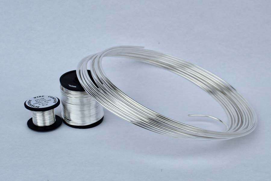 50g 0.1mm SOFT BARE Silver Plated Copper Wire