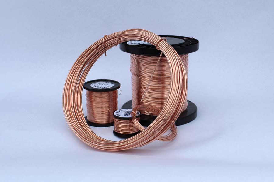 4 Metre Coil 1mm Bare Copper Wire