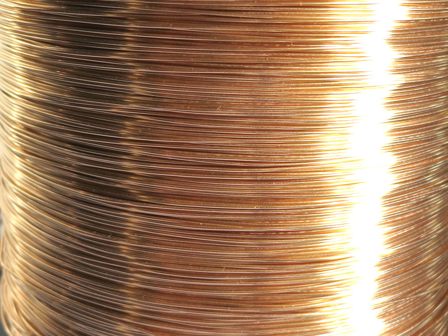 10 Metres of 0.2mm Gold Plated High Purity Solid Silver Wire