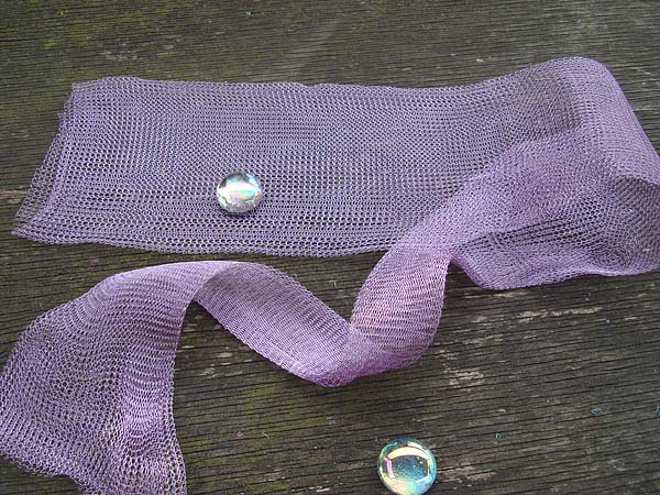 1 Metre 85mm Wide Tight Knitted 0.1mm 3124 Supa Lilac Craft Wire